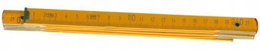 Drevená skladacia miera 2m žltá Top Tools 26C012