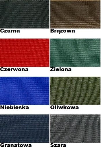 Pletená lemovacia páska 2cm 20mm FARBY: ČIERNA