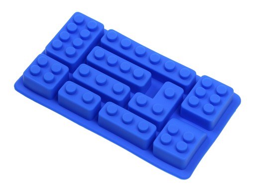 Silikónová čokoládová forma na ľad, bloky