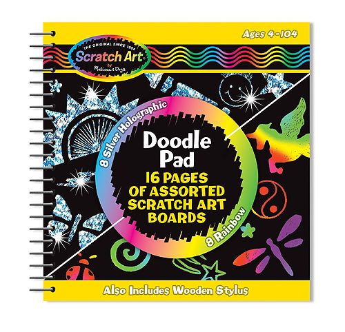 Melissa a Doug Sada 16 ks. Stieracie žreby ScratchArt, kreatívna zábava