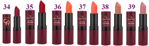 Golden Rose Velvet Matte Matte Lipstick Rúž