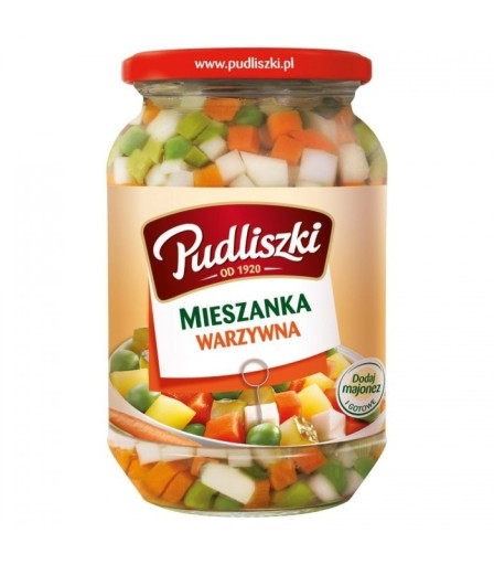 Pudliszki zeleninová zmes na šaláty 450g