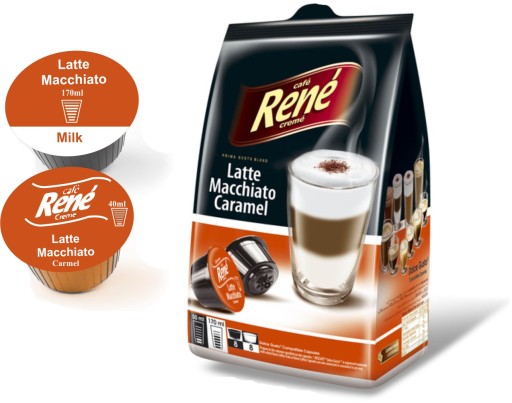 Kapsule pre DOLCE GUSTO Latte Caramel 16 kapsúl