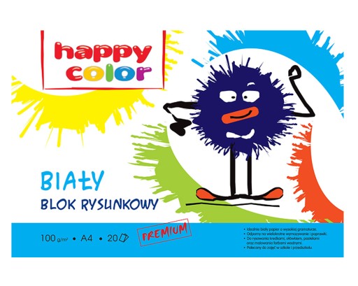 BLOK NA KRESLENIE A4 BIELY 100g ŠKOLSKÝ 20 STR. ARK