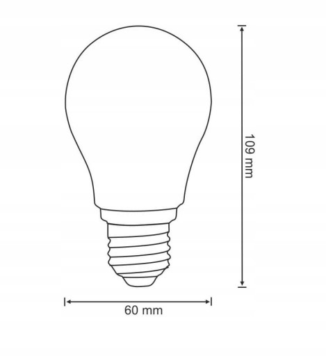 LED žiarovka A60 E27 6W 650lm POLUX 3000K Tepl.