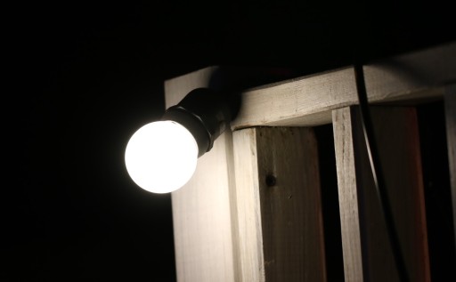 Záhradná girlanda LED mliečne žiarovky, 2 ks.