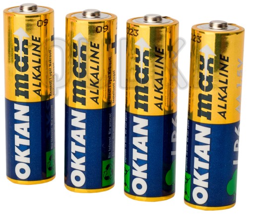 Alkalická batéria Oktánová AA (R6) 4 ks.