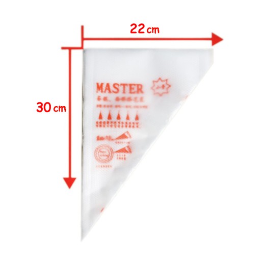 CUKRÁRNY návlek M FÓLIOVÁ TAŠKA 30cm - 100 ks