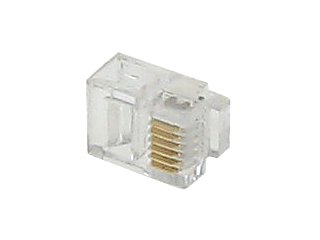 Telefónna zástrčka RJ12*P10 6P6C, balenie 10 ks