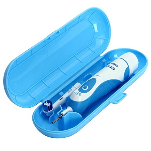 PUZDRO NA BRAUN Oral-b ZUBNÁ KEFKA MODRÁ. UCHOVÁVANIE KEFIEK