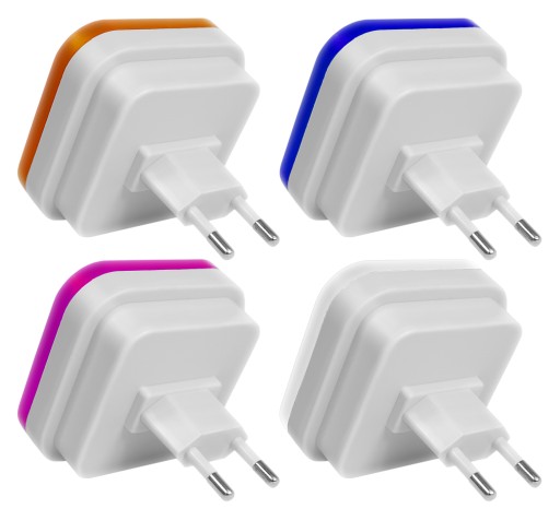 LED NOČNÁ LAMPA KONTAKTNÝ SNÍMAČ SÚMRAK farba