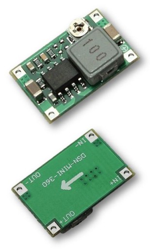 Mini 360 stupňový DC/DC menič MP2307