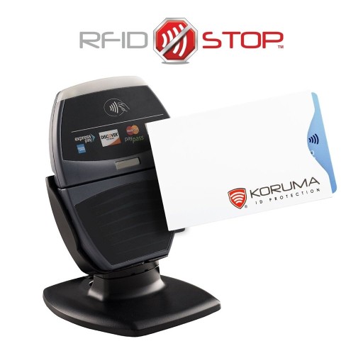 PROTI KRÁDEŽI RFID PAYPASS Puzdro na bezkontaktnú kreditnú kartu KORUMA