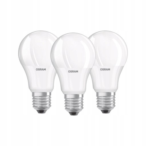 E27 LED žiarovka 10W = 75W 1055lm 4000K OSRAM 3PAK
