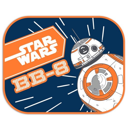 BOČNÉ SLNEČNÉ TIENE DO AUTA 2 KS STAR WARS 44x35