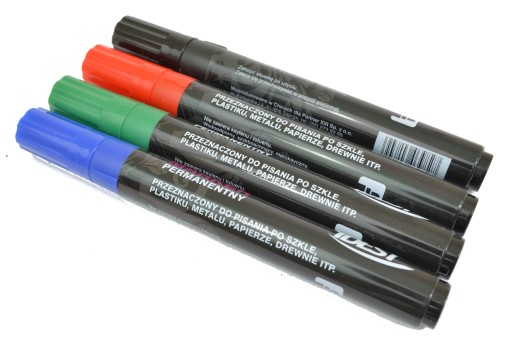 PERMANENTNÉ stavebné fixky, 4 ks COLORS MARKER