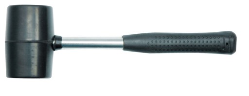 GUMOVÉ KLADIVO pre plechárov, dlažba, 66mm, 900g, OCEL
