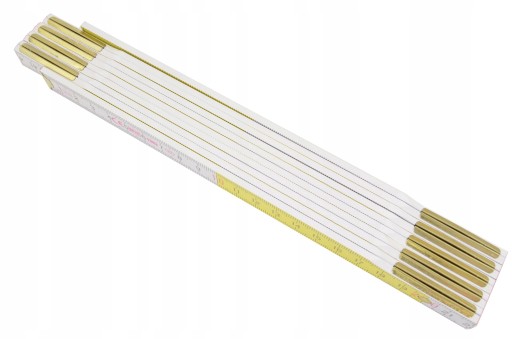 Drevené meracie pásmo 2 metre skladacie UNIA buk
