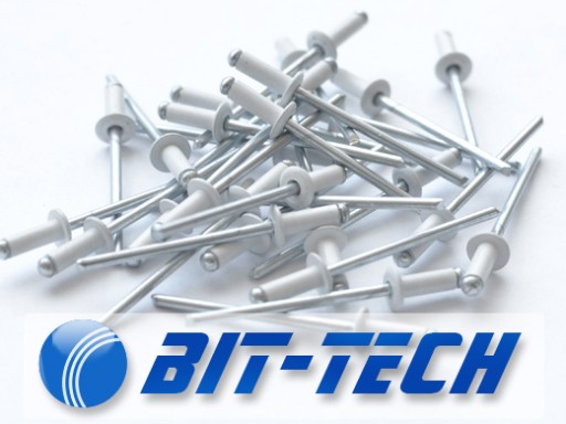 Nity trhací nit lakovaný bielou farbou Al/St 3,2x12 10 ks