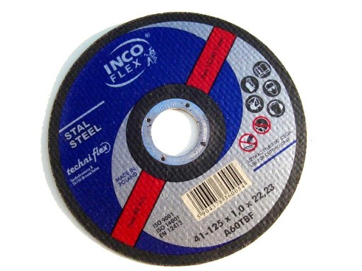 POLSKÝ INCO FLEX KOVOVÝ REZNÝ KOTÚČ 125x1 mm