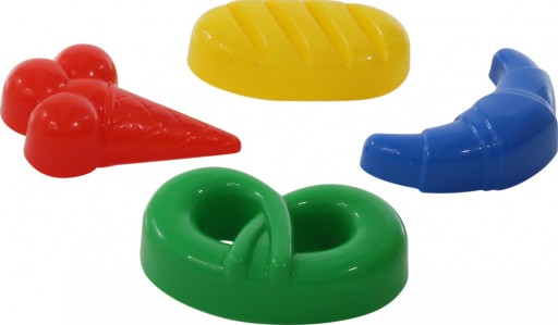 WADER PIESKOVÉ FORMY ZMRZLINOVÉ COOKIES 4 PRVKY