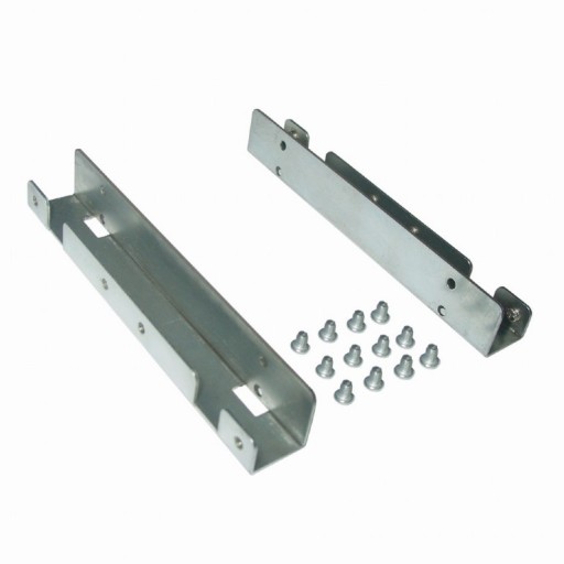 G Adaptérová lišta HDD SSD disk sánky 3,5-2x 2,5 palca