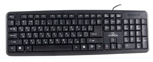 KÁBLOVÁ KLÁVESNICA ŠTANDARDNÉ USB UA TITANUM