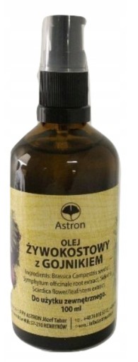 Kostihojový olej s reďkovkou 100ml ASTRON