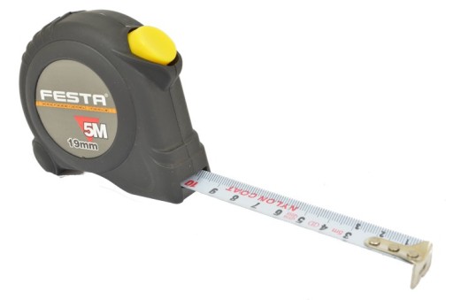 MEASURE 5m Autolock Samosvorná Measure Oceľová páska