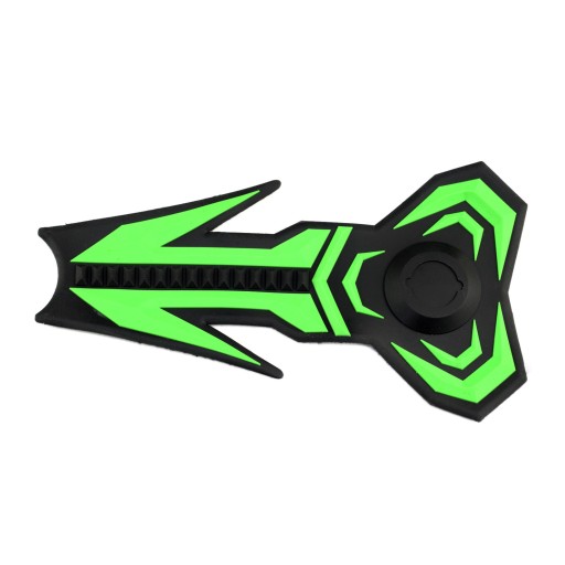 PS 3D gumený tankpad - zelený ninja Kawasaki