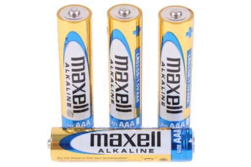 Maxell Alkaline LR03 AAA 1,5V Napájanie x 12 batérií