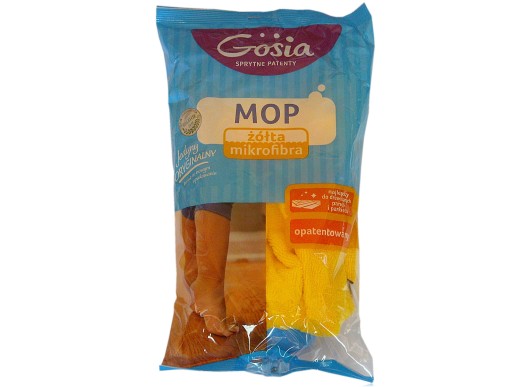 Mop z mikrovlákna Gosia žltý