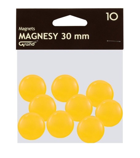 MAGNETY 30mm GRAND ŽLTÉ 10 ks.
