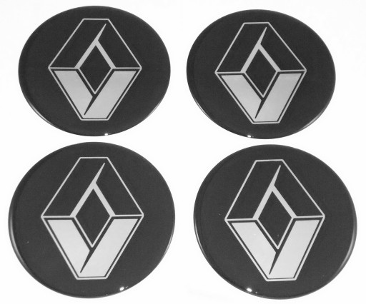 Emblémy RENAULT silikónové nálepky kryty kolies 90mm