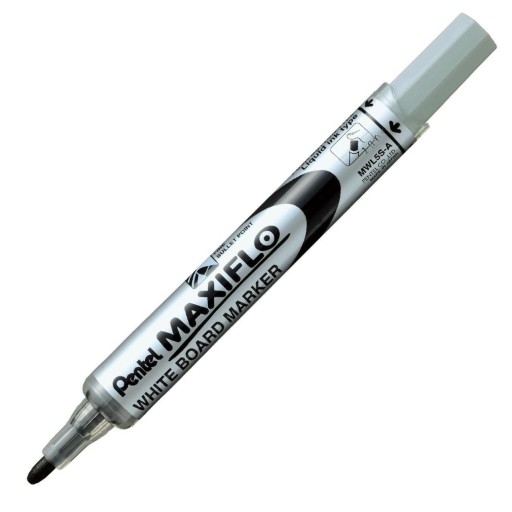 Pentel MWL5S čierny za sucha zmazateľný popisovač na biele tabule