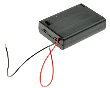 Košík na batérie AAA 4x kryt R3 (2398
