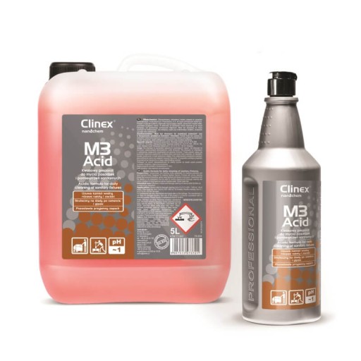 Clinex M3 Acid - Acidický čistiaci prostriedok na podlahy 1l