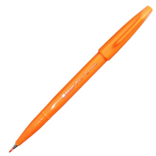 Štetec PENTEL Sign Pen oranžový fix