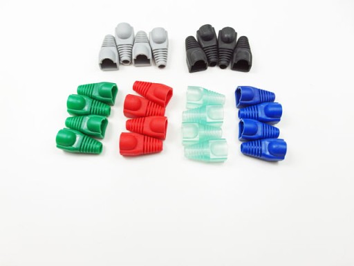 kryt krytu pre RJ45 8p8c zelený, 4 kusy