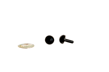 5 párov = 10 ks bezpečných očí, 6mm čiernych očí