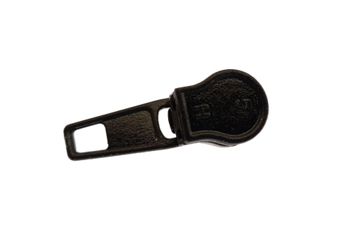 Posúvač na pásku na zips 5 automatický zámok čierny 10 ks