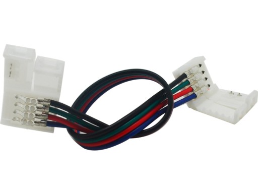 Dvojitý konektor pre RGB LED pásik 10mm konektor