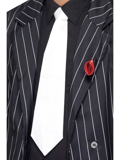 BIELE GANGSTERS RETRO ELEGANTNÁ VIAZA Z 20. rokov 20. storočia