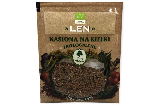 ĽANOVÉ BIO semienka na klíčky 30g Dary Natury