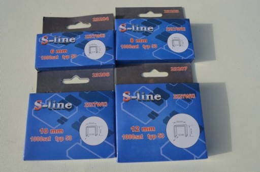 UNIVERZÁLNE ŠTÍTKY ČALÚNÍK TYP 53 6mm 1000ks
