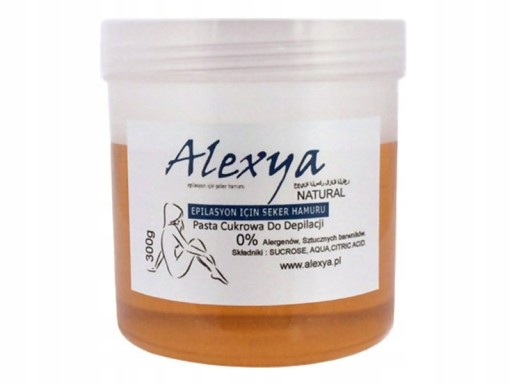 Pasta na depiláciu intímnych miest - ALEXYA 300g
