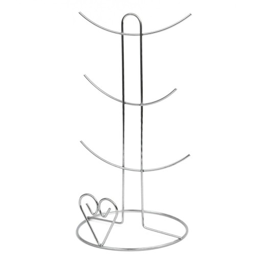 STRIEBORNÝ KOVOVÝ STROMČEK NA POHÁR 32cm