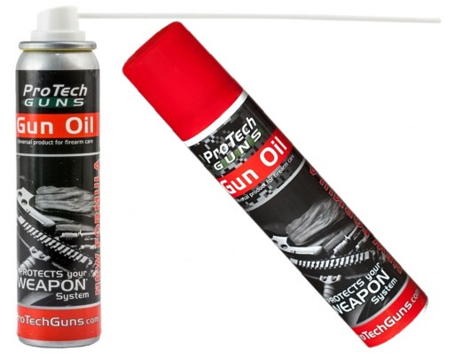 OLEJ NA PISTOLE 100ml PROTECHGUNS SPREJ ANTIKORÓZNA ÚDRŽBA PISTOLE