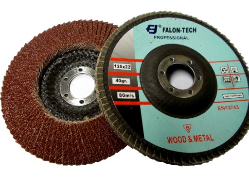 KLAPKOVÝ BRÚSNY KOTÚČ 125MM P60