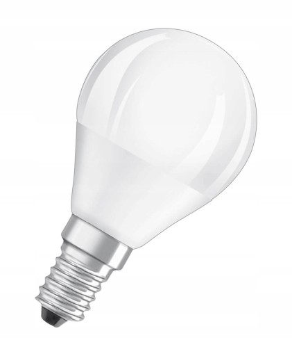 LED žiarovka E14 BALL P40 5,7W = 40W 6500K OSRAM